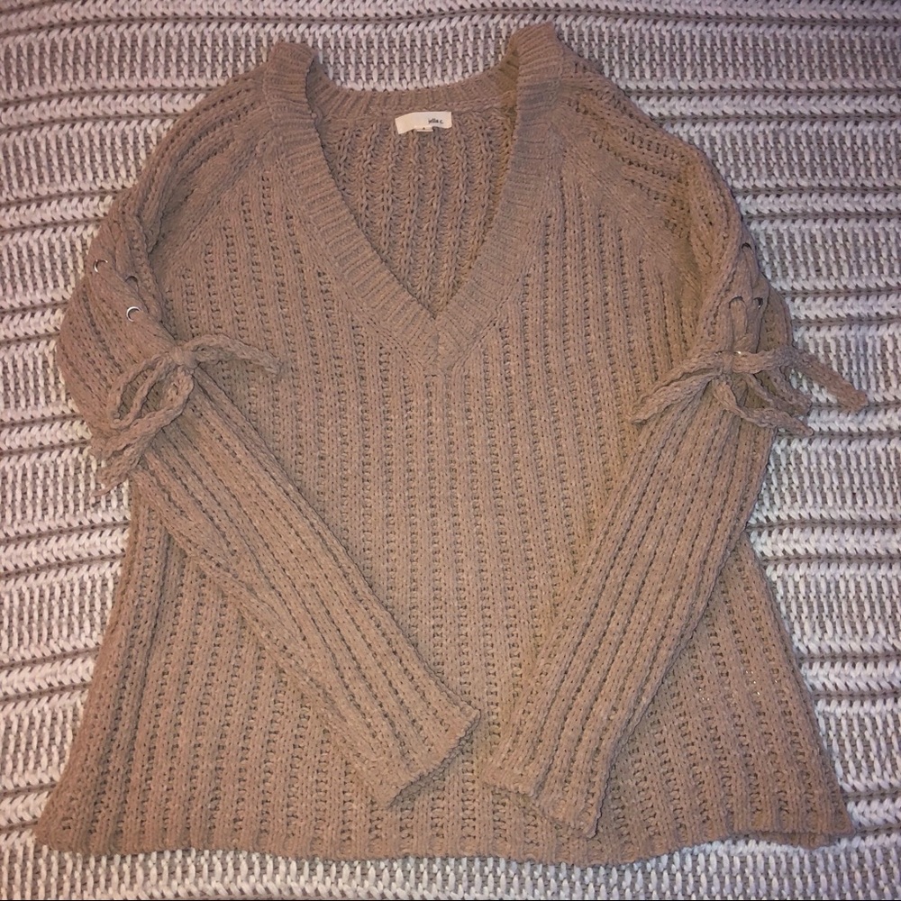 Beige Knit Sweater